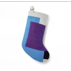 Lego Collection X Target 20" Color Block Felt Christmas Stocking Purple/Blue